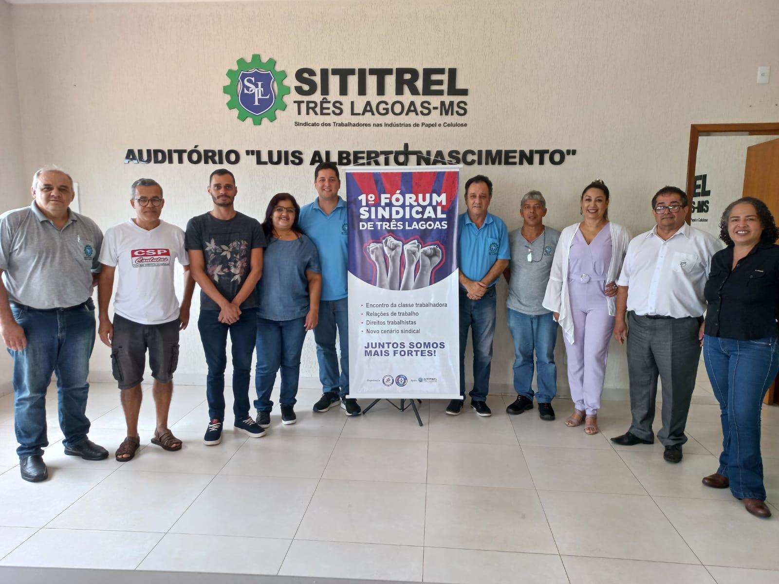 1º Fórum Sindical é realizado em Três Lagoas 